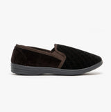 Zedzzz KEVIN Mens Full Slippers Brown