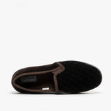 Zedzzz KEVIN Mens Full Slippers Brown