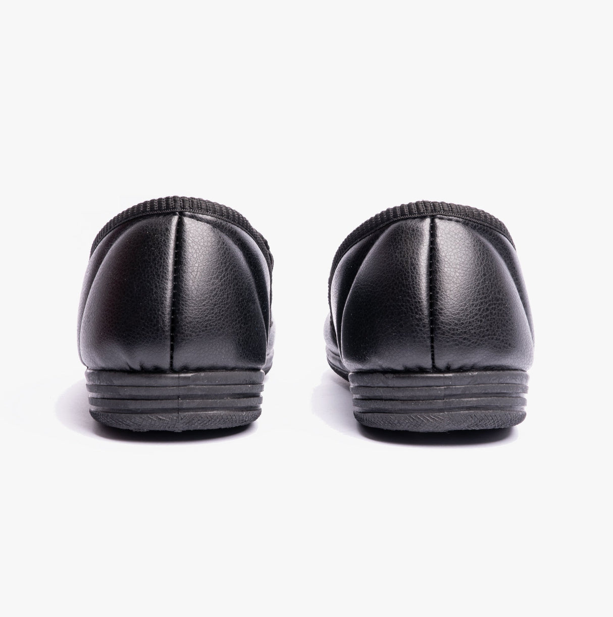 Zedzzz IVOR Mens Full Slippers Black