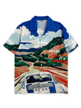 Vintage Style Retro Cartoon Printed Shirt