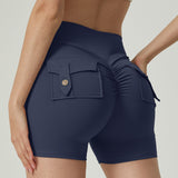 Pocket Fitness Sports Yoga Shorts