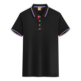 Men’s Summer Lapel Short Sleeve Polo Shirt – Lightweight Slim Fit Casual Top