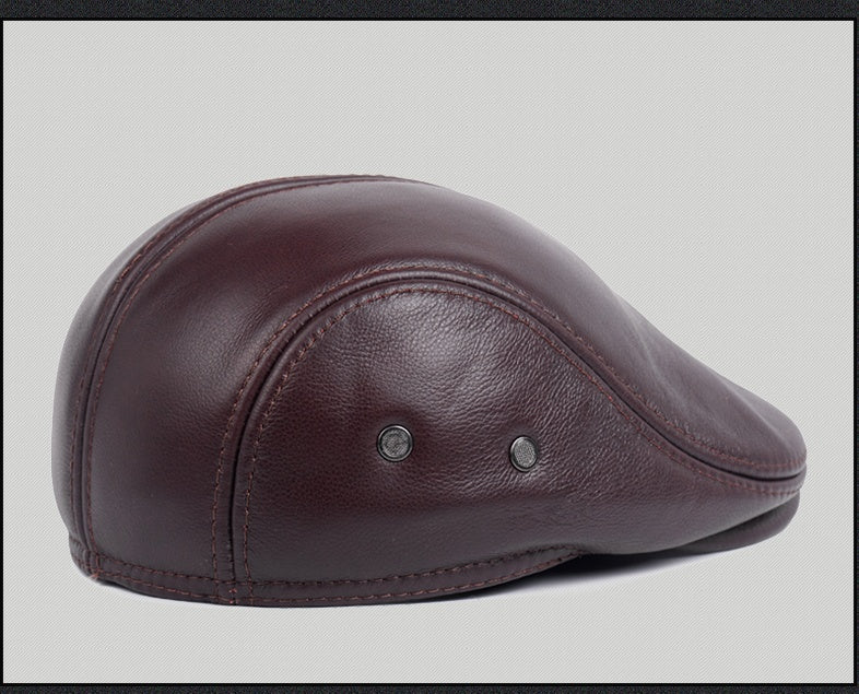 Men's Casual Leather Hats