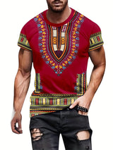 100% Polyester Casual Print T-Shirt