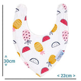 Baby Bandana Dribble Bibs Cotton Pack Of 8 - Girls