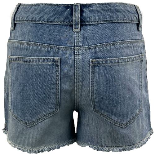 Girls Distressed Ripped Denim Shorts