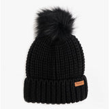 Barbour SALTBURN BEANIE & SCARF Womens Gift Set Black