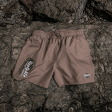 Beige Diamond Swim Shorts