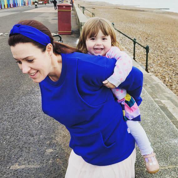 Bex Blue Breastfeeding Jumper