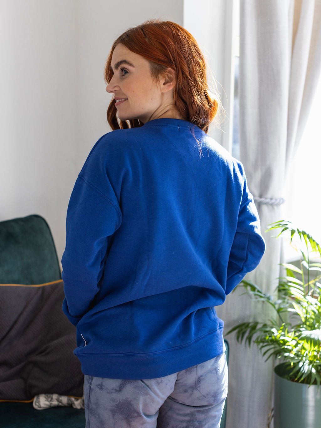 Bex Blue Breastfeeding Jumper