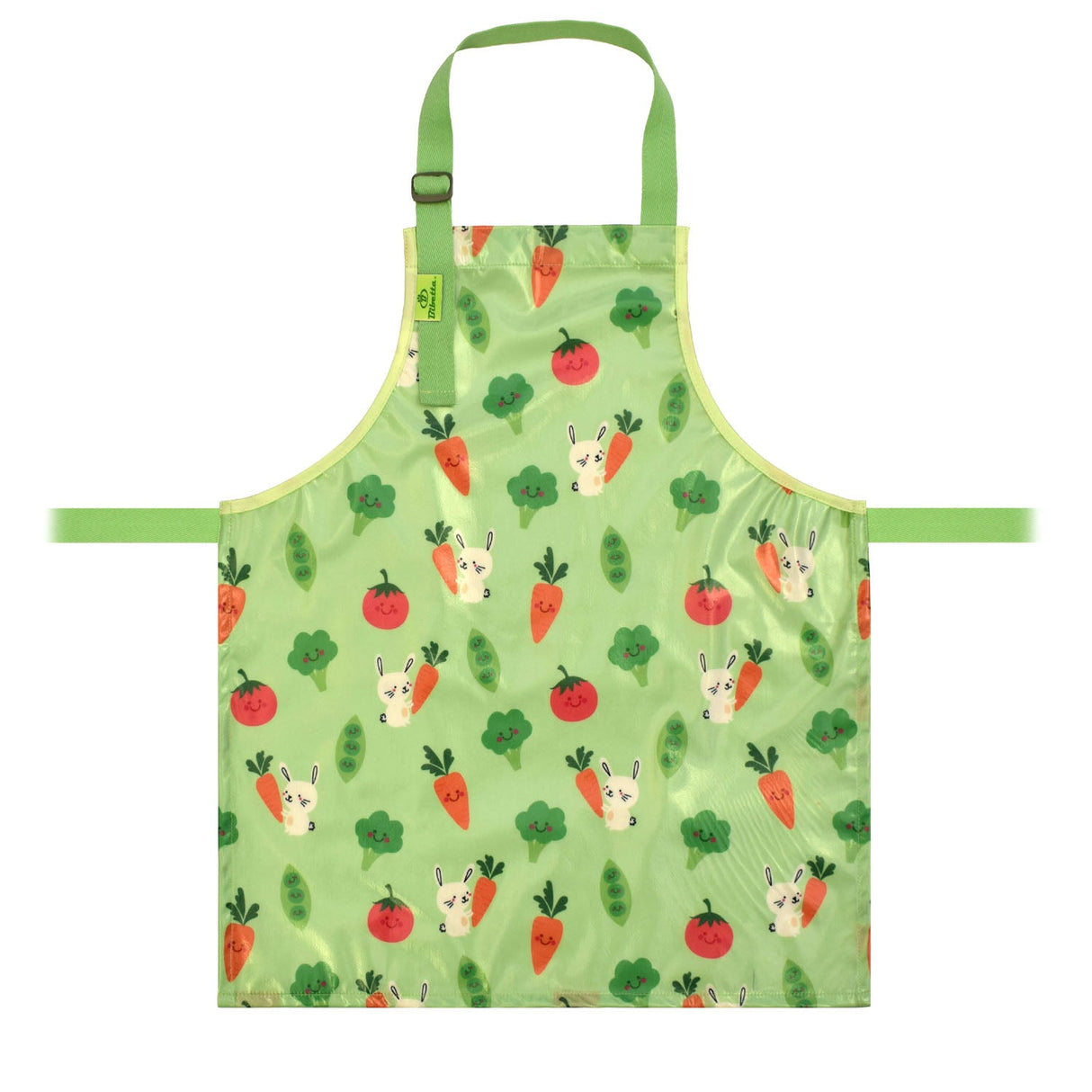 Wipeezee Apron - Child's size - Green Bunny & Veg