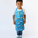 Wipeezee Apron - Child's size - Turquoise Sea Creatures