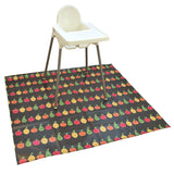 Wipeezee Splash Mat - Grey Happy Fruit