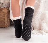 HOS Comfort MELLOW Womens Slipper Socks Black