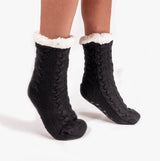 HOS Comfort MELLOW Womens Slipper Socks Black