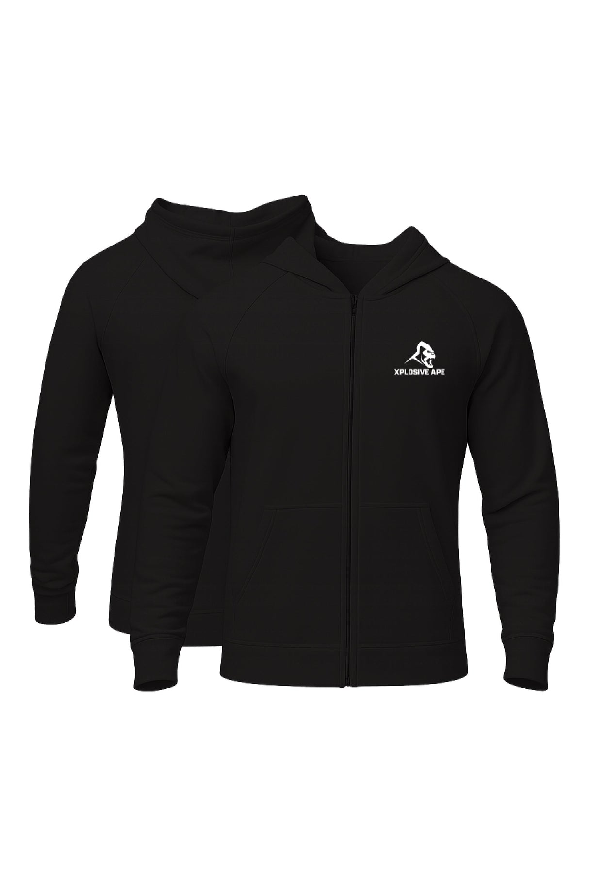 XAPE Prime Zip Hoodie - Black