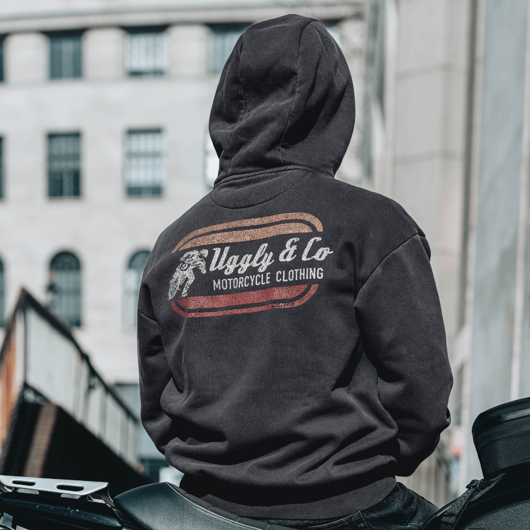 Black Flattrack Hoodie