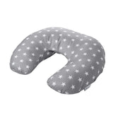 Breast Feeding Nursing Pillow  - Grey with Stars (COVER ONLY)