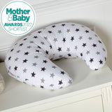 Breast Feeding Nursing Pillow  - Silver Twinkle (COVER ONLY)