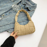 Fashion Simple One Shoulder Underarm New Moon Women's Bag