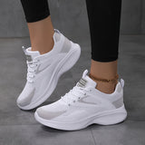 Lightweight And Simple Low-Top Air Cushion Sports Shoes for Women, Breathable Knitted Casual Footwear.
