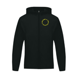 Soft Hooded Sports Jacket - Bang.Head.Start - blk/yel