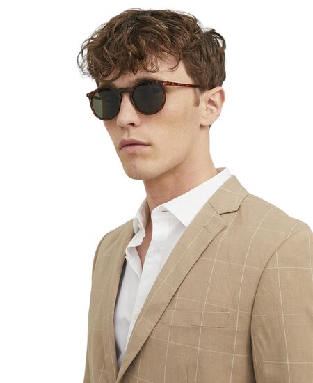 Jack & Jones RYDER Mens Sunglasses Camel