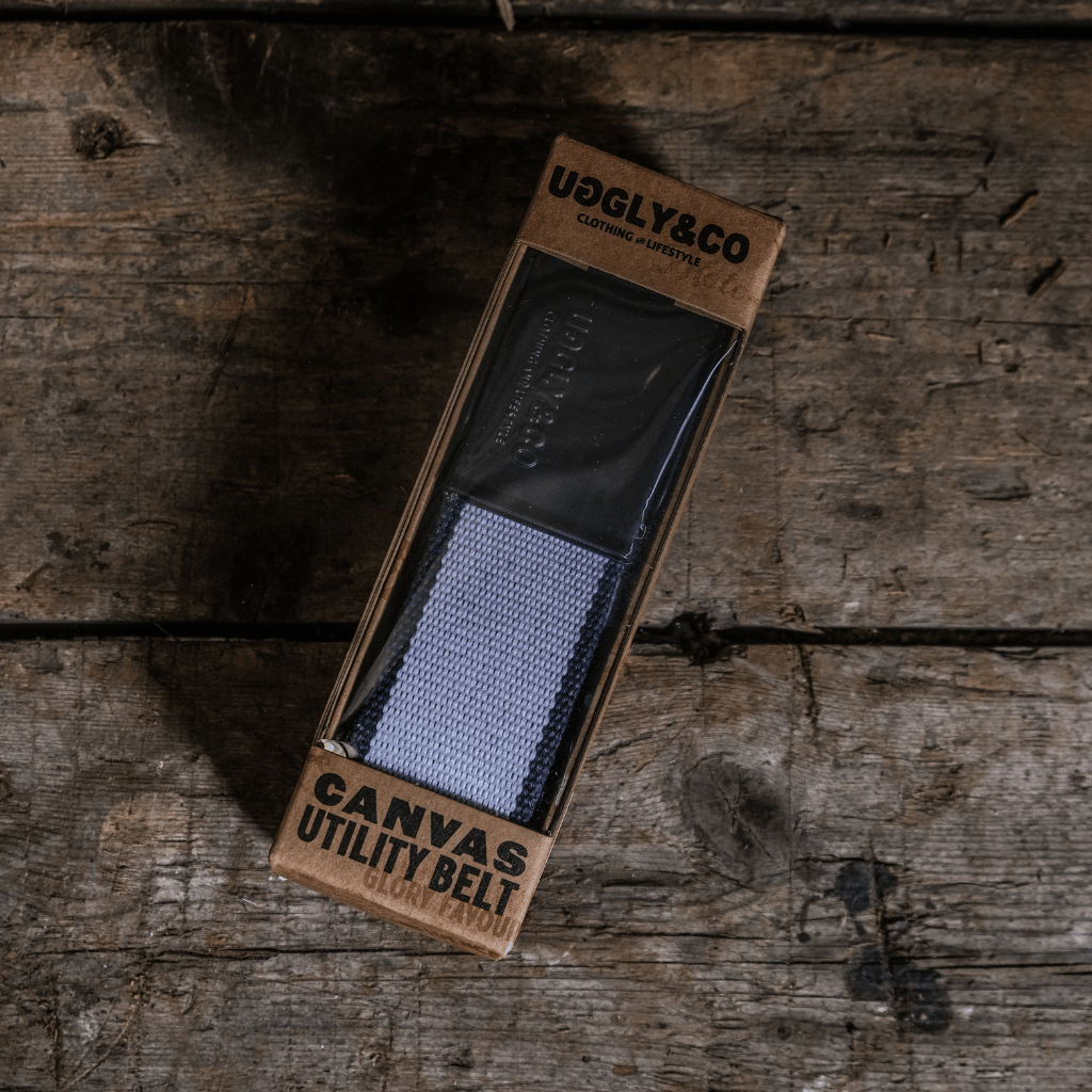 Blue Canvas Utility Belt