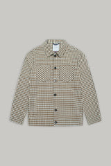 Bart Overshirt - Tan Check Silvia
