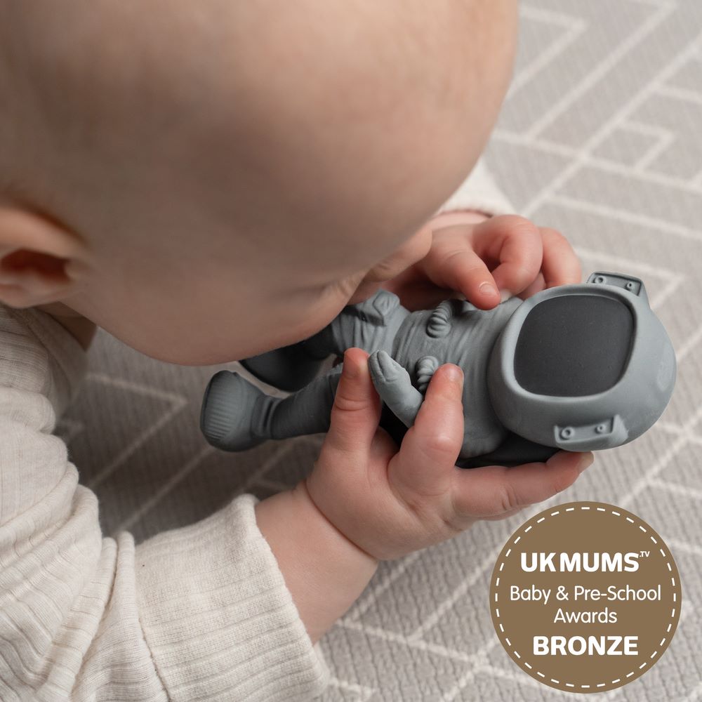 AstroGNAW® Natural Rubber Space Themed Baby Toy (Astronaut)