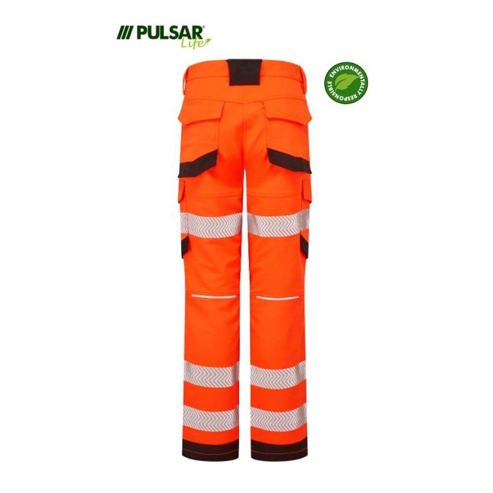 PULSAR® LIFE LFE972 GRS Women's Stretch Hi-Vis Combat Trouser Orange