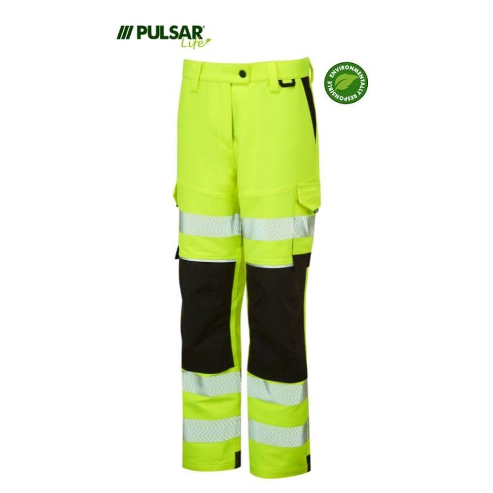 PULSAR® LIFE LFE971 GRS Women's Stretch Hi-Vis Combat Trouser Yellow
