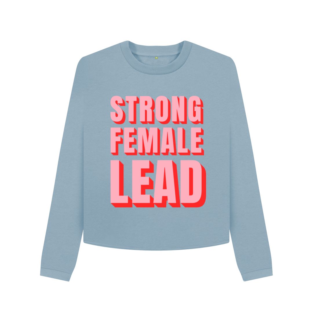 Women 'Strong Female Lead Print Jumper
