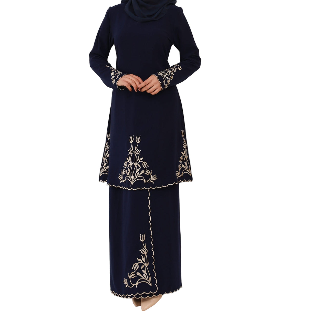 Malay Middle East Exquisite Embroidery Suit Women