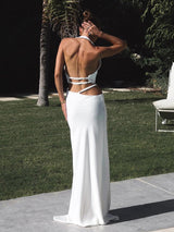 Hollow-Out Bodycon Maxi Skirt – Elegant