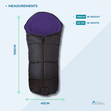 Universal Deluxe Pushchair Footmuff / Cosy Toes - Fits All Pushchairs / Prams And Buggies