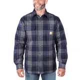 Carhartt 105939 Relaxed Fit Heavyweight Flannel Sherpa-Lined Shirt Jac