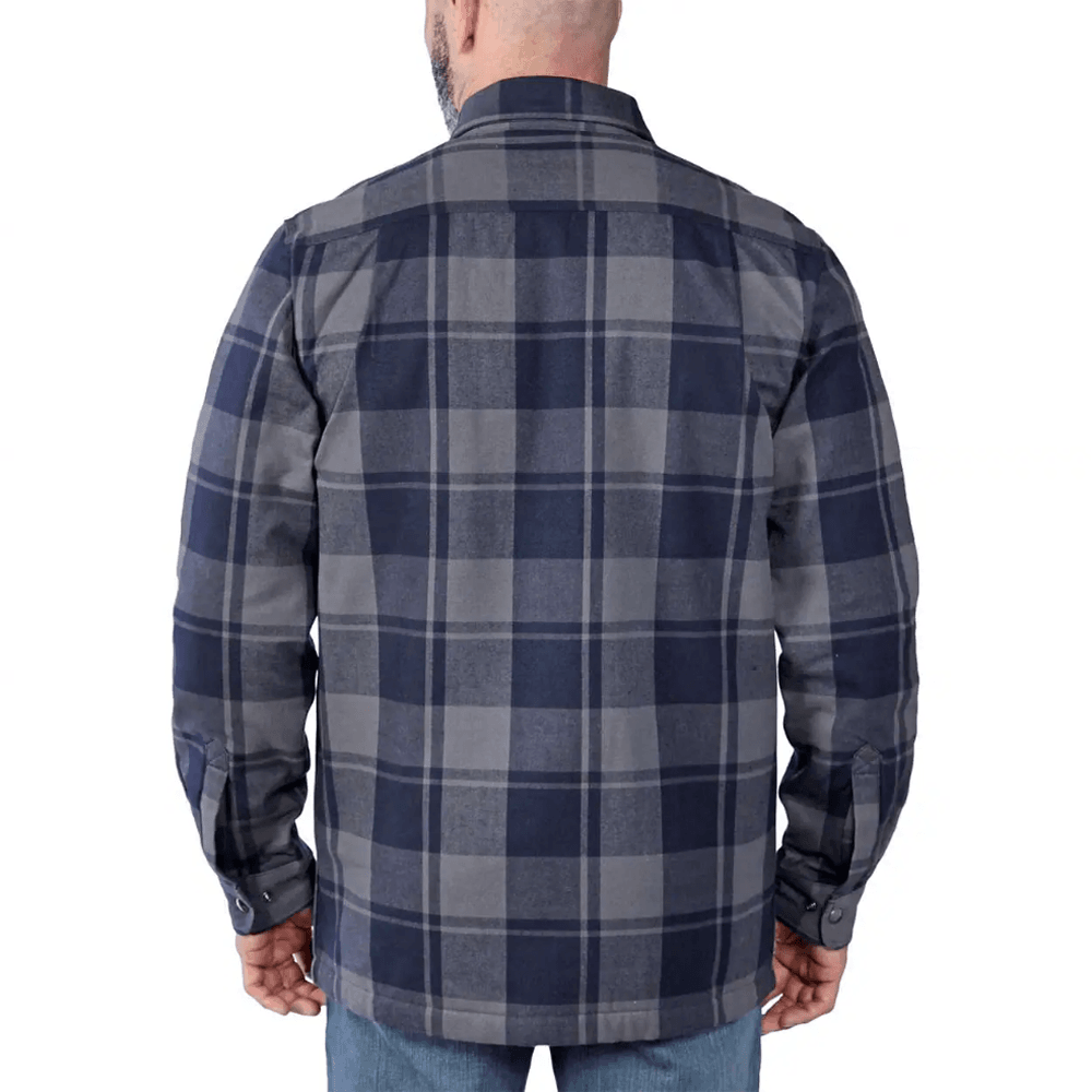 Carhartt 105939 Relaxed Fit Heavyweight Flannel Sherpa-Lined Shirt Jac