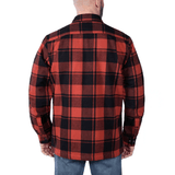 Carhartt 105939 Relaxed Fit Heavyweight Flannel Sherpa-Lined Shirt Jac Red Ochre XL