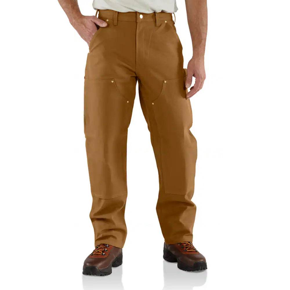 Carhartt B01 Loose Fit Firm Duck Double-Front Utility Work Pant Carhartt Brown,38" Waist 32" Leg