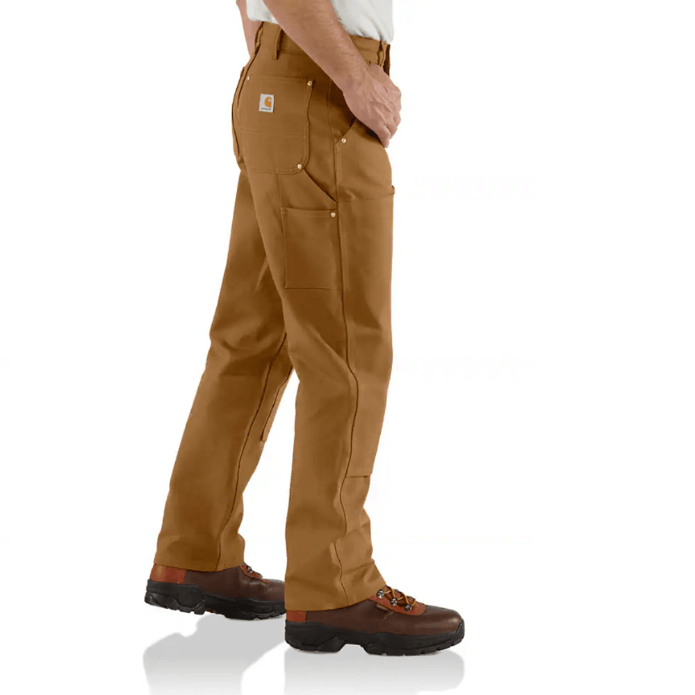 Carhartt B01 Loose Fit Firm Duck Double-Front Utility Work Pant Carhartt Brown,38" Waist 32" Leg
