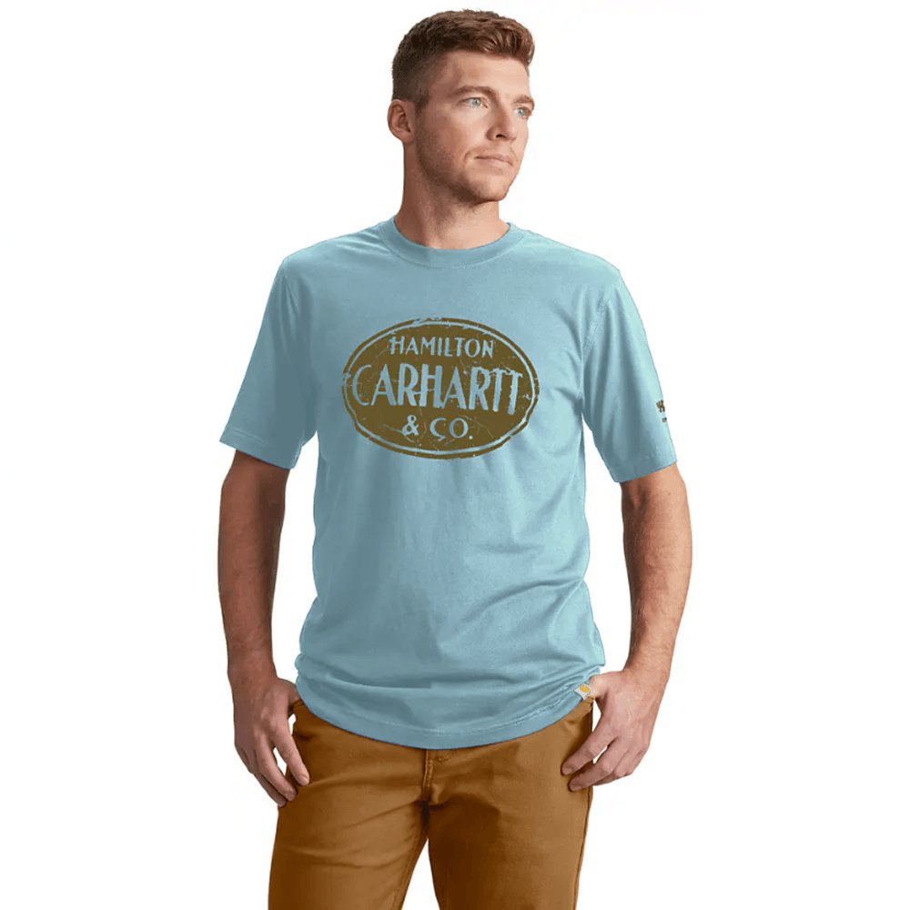 Carhartt 106774 Relaxed Fit Lightweight Short-Sleeve Hamilton Graphic T-Shirt