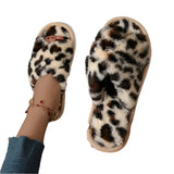 2025 New Fuzzy Cross Lightweight and Warm Slipper