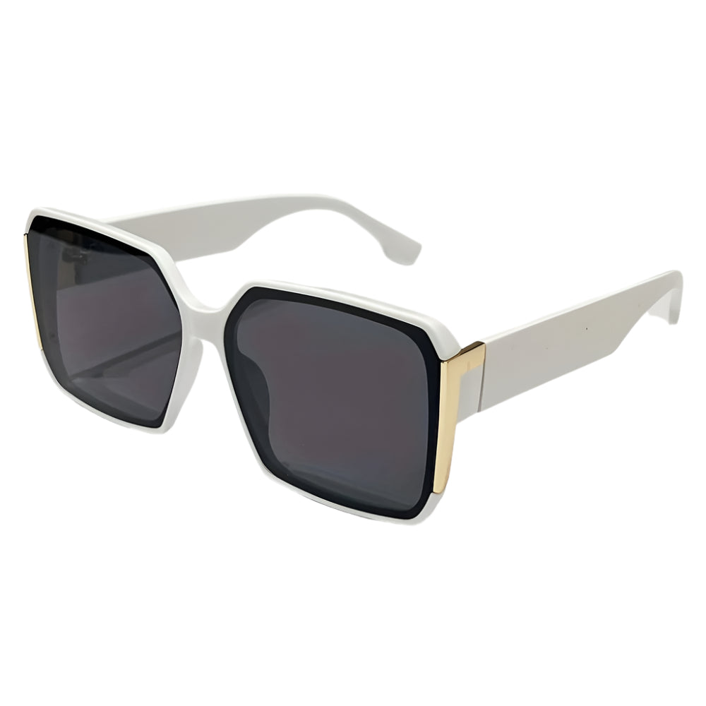 1 Pair of Oversized Frame Rectangular Fashionable Women's Glasses