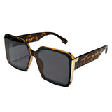 1 Pair of Oversized Frame Rectangular Fashionable Women's Glasses