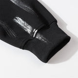 Fashion Letter Printed Graffiti Streetwear Hoodie with Bold Typography