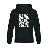 Soft Hooded Sports Jacket - Bang.Head.Strat - blk/wht