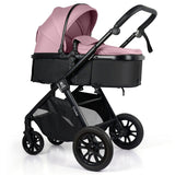 For Your Little One Cruise 3 In 1 Travel System With i-Size Car Seat - Blush Rose (Free Cupholder And Seat Liner Included!)