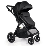For Your Little One Cruise 3 In 1 Travel System With i-Size Car Seat - Eclipse Black (Free Cupholder / Seat Liner Included!)