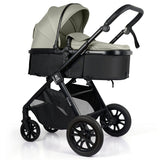 For Your Little One Cruise 3 In 1 Travel System With i-Size Car Seat - Pebble Sage (Free Cupholder And Seat Liner Included!)